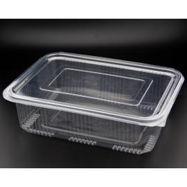 Food Container - Oblong - Hinged Lid - 1.5L (52.8oz)