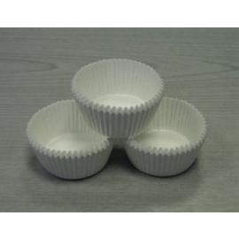 Baking Case - Paper - White - 4.1x2.4cm (1.6x0.9") - 40gsm