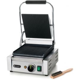 Contact Grill - Single - Ribbed - Stainless Steel - Hendi