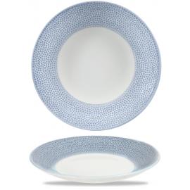 Coupe Plate - Deep - Churchill's - Isla - Ocean Blue - 28cm (11")