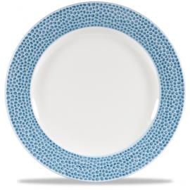 Wide Rimmed Plate - Churchill's - Isla - Ocean Blue - 17cm (6.75")