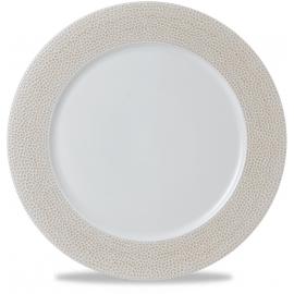 Wide Rimmed Plate - Churchill's - Isla - Coastal Sand - 30.5cm (12")