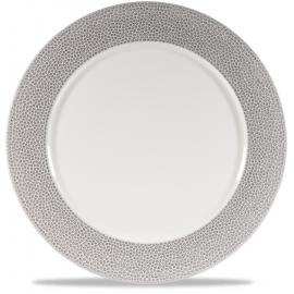 Wide Rimmed Plate - Churchill's - Isla - Shale Grey - 30.5cm (12")