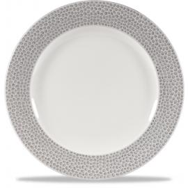 Wide Rimmed Plate - Churchill's - Isla - Shale Grey - 17cm (6.75")