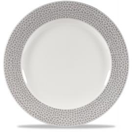 Wide Rimmed Plate - Churchill's - Isla - Shale Grey - 21cm (8.25")