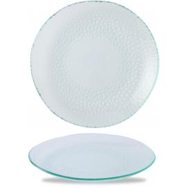 Organic Round Plate - Churchill's - Isla - Glass - 29.5cm (11.5")