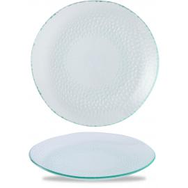 Organic Round Plate - Churchill's - Isla - Glass - 22.5cm (8.75")