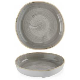 Organic Walled Bowl - Stonecast&#174; - Peppercorn Grey - 23cm (9")