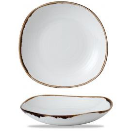 Organic 'Wobbly' Coupe Bowl - Dudson's - Harvest - Natural - 29.5cm (11.6") - 1.5L (52.8oz)