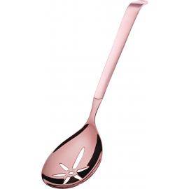 Serving Spoon - Slotted - Buffet - Stainless Steel - Copper - 31.7cm (12.5")