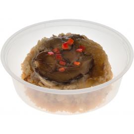Microwavable Food Container - Round - No Lid - Clear Plastic - 25cl (8.8oz)