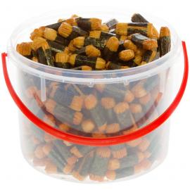 Food Storage Container - Round - No Handle or Lid - Clear Plastic - 1.5L (52.8oz)