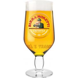 Beer Chalice - Birra Moretti - 20oz (56cl) CE - Nucleated