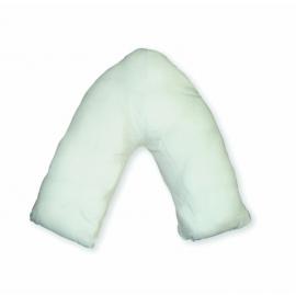 Wipe Clean Pillow - V-Shaped - MRSA Resistant  - White