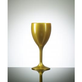 Wine Glass - Polycarbonate - Premium - Gold - 25.5cl (9oz)