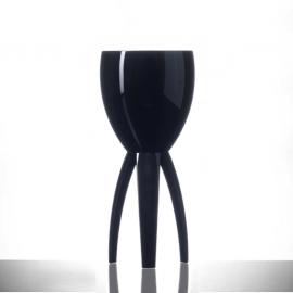 Wine Glass - Polycarbonate - Tristem - Premium - Black - 31cl (11oz)