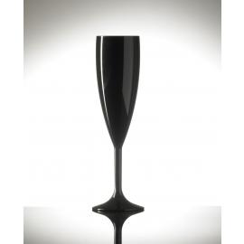 Champagne Flute - Polycarbonate - Premium - Black - 19cl (6.6oz)