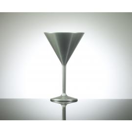 Martini Glass - Polycarbonate - Premium - Silver - 20cl (7oz)