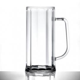 Beer Tankard - Polycarbonate - Bavarian - Premium - 20oz (57cl) CE - Nucleated