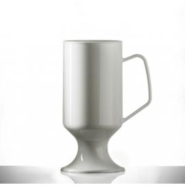 Coffee Glass - Polycarbonate - White - 23cl (8oz)