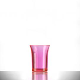 Shot Glass - Polystyrene - Econ - Neon Red - 2.5cl (1oz) CE