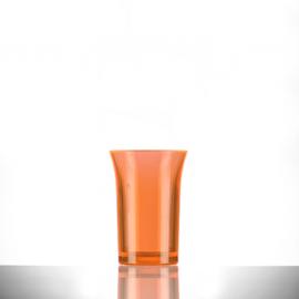 Shot Glass - Polystyrene - Econ - Neon Orange - 3.5cl (1.2oz) CE