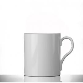Beverage Mug - Straight-Sided - Polycarbonate - Elite - White - 34cl (12oz)