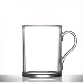 Beverage Mug - Straight-Sided - Polycarbonate - Elite - Clear - 45cl (16oz)