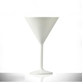 Martini Glass - Polycarbonate - Premium - White - 26cl (9oz)