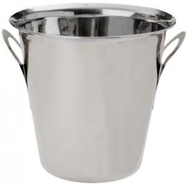 Wine & Champagne Bucket with Fixed Handles - Stainless Steel - Tulip - 4.5L (8 pint)