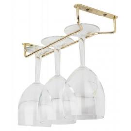 Glass Hanger - Brass Plated - 26cm (10&quot;)