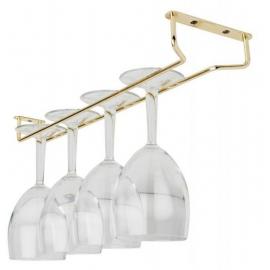 Glass Hanger - Brass Plated - 40.5cm (16&quot;)