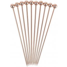Cocktail Pick - Garnish Ball End - Copper Plated - 10.8cm (4.25&quot;)