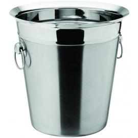 Wine & Champagne Bucket with Ring Handles - Stainless Steel - 20cm (7.9&quot;)