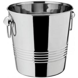 Wine & Champagne Bucket with Ring Handles - Stainless Steel - 20.5cm (8.1&quot;)