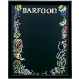 Bar Food Chalkboard - Screen Printed - 76cm (30&#39;&#39;)