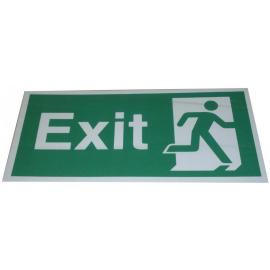 Exit -  Door Sign - Self Adhesive - 30cm (12&quot;)