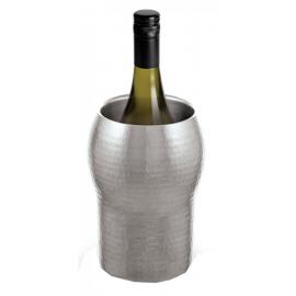 Wine Cooler - Double Walled - Hammered Stainless Steel - Bolalto - Single Bottle
