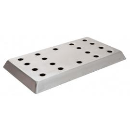 Countertop Bar Drip Tray - Oblong - Aluminium Effect
