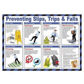Preventing Slips, Trips & Falls Poster - 59cm (23.2&#39;&#39;)