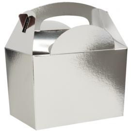Children&#39;s Meal Box - Metallic Silver