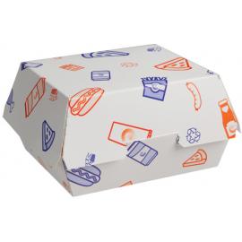 Clamshell Food/Burger Box - Ssupa Snax - Large