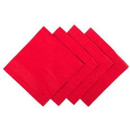 Cocktail Napkin - Red - 2 ply - 24cm