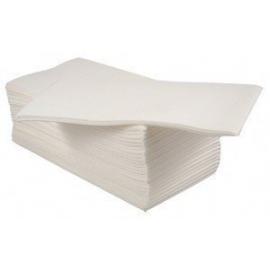 Dinner Napkin - &#39;Airlaid&#39; - White- 8 fold - 2 ply - 40cm