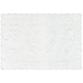 Tray Doily - Embossed Paper - Oblong - 40.5cm (16&quot;)