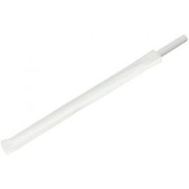 Smoothie Straw - Paper - Individually Wrapped - White - 23cm (9&quot;) x 8mm