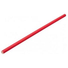 Smoothie Straw - Paper -Red - 23cm (9&quot;) x 8mm
