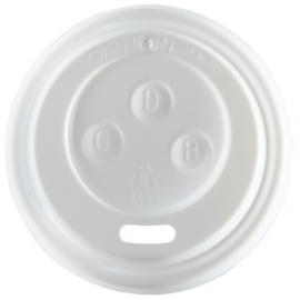 Domed Lid - Sip Through - White - 4oz (12cl) - 62mm dia