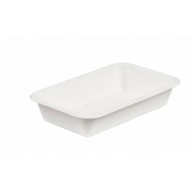 Food Tray - Deep - Natural Fibre - Bagasse - White - 21.5cm (8.5&quot;)