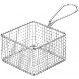 Service Basket - Square - with Handle - Wire - 9.5cm (3.75&quot;)